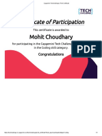 Capgemini Techchallenge - Print Certificate PDF