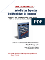 REPORTE CONFIDENCIAL: "El Secreto de Los Expertos Del Multinivel en Internet"