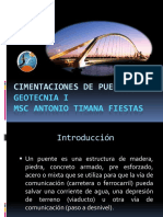 Cimentaciones puentes