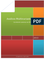 Correlacion Canonica Con SPSS PDF