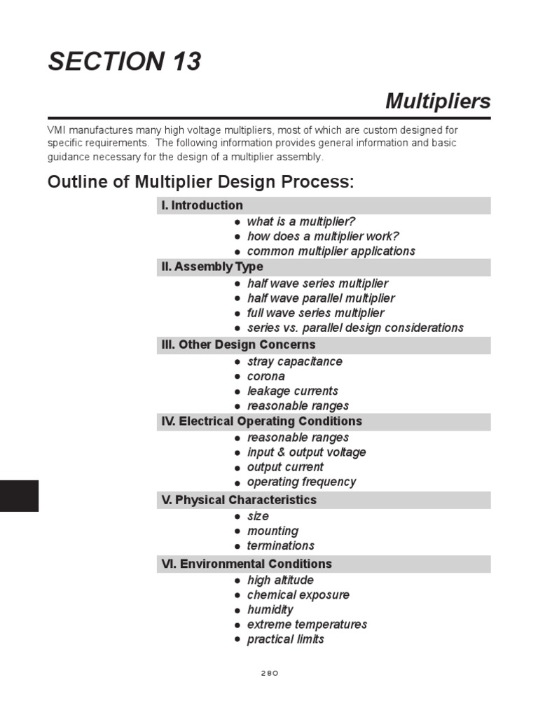 Multiplier Design Guideline | PDF | Capacitor | Direct Current