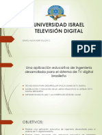Aplicación educativa de ingeniería para TV digital brasileña