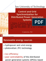 Control and Grid Synchronization Dist Power Gen