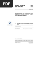 Normativa NTC 4145 sobre Escaleras | PDF | Negocios | Ciencia y matemáticas