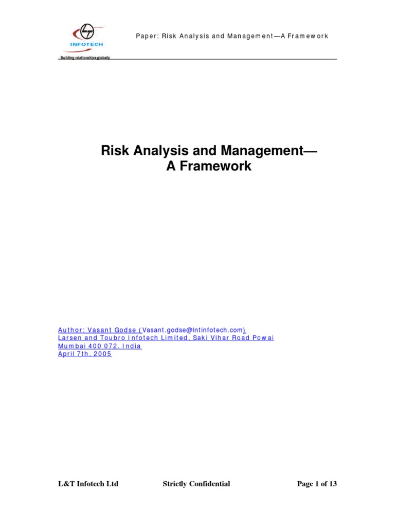 Risk Analysis Management | PDF | Risk Management | Risk