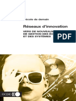 (École de Demain.) OECD - Réseaux D'innovation - Vers de Nouveaux Modèles de Gestion Des Écoles Et Des Systèmes-Les Ed. de l'OCDE (2003)