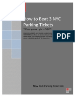 NYPT - How To Beat 3 NYC Parking Tickets - PDF GUIDE