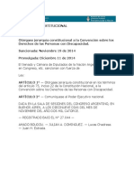 Ley Nacional 27.044 - Jerarquía Constitucional