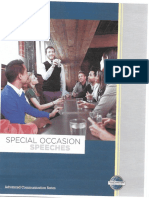 Special Occasion Speeches - 02speaking in Praise