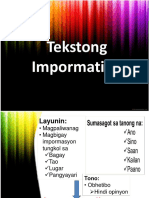 Tekstong Impormatibo