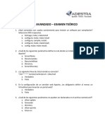 Linux Avanzado - Examen Teórico PDF