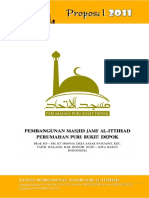 Pembangunan Masjid Jami Al-Ittihad Perum