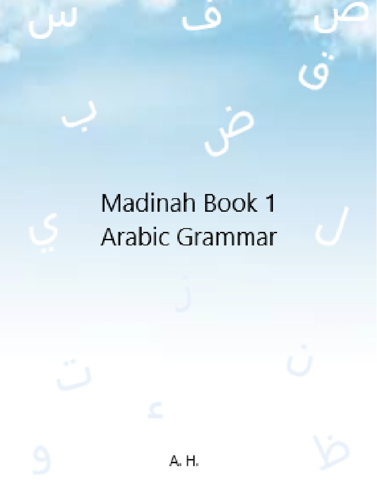 Madinah Book 1 Grammar Book 1 Pdf Grammatical Gender Grammatical Number