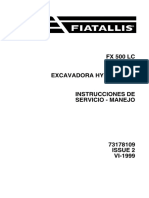 Manual Operación y Mantenimiento FX500 - Fiatallis