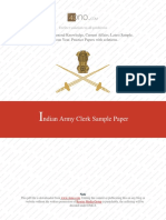 Army Clerk Sample Paper 2