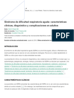 Acute Respiratory Distress Syndrome - Clinical Features, Diagnosis, and Complications in Adults - UpToDate