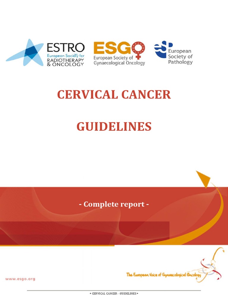 Cervical Cancer Guidelines Complete Report PDF | Download Free PDF ...