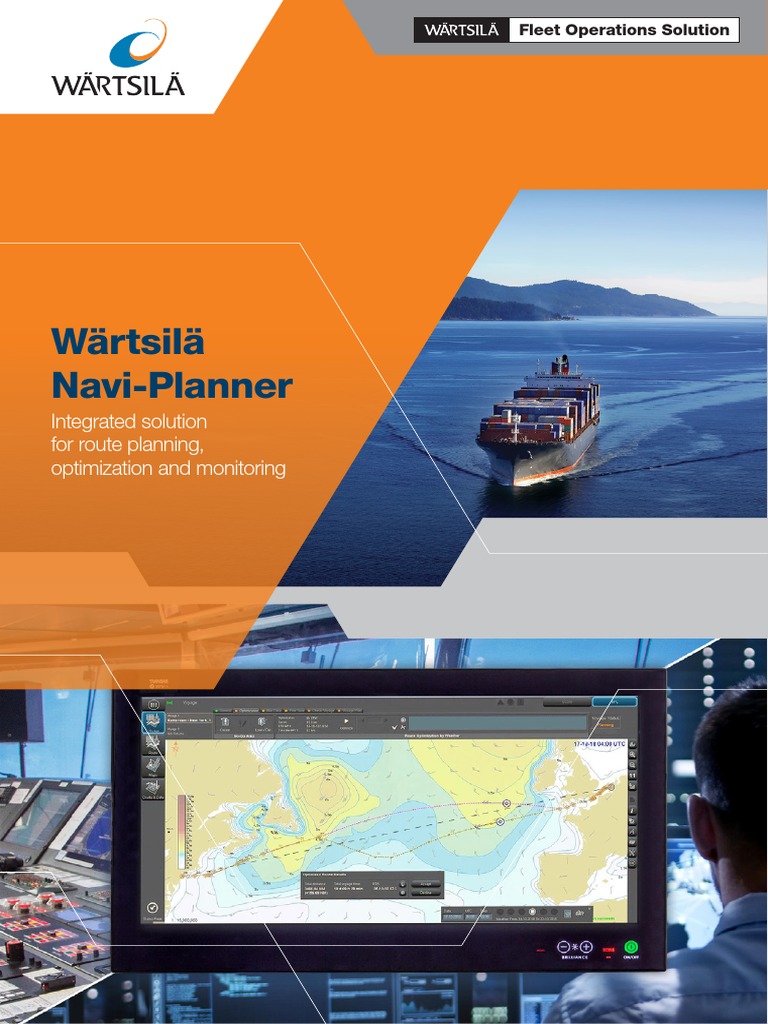 Wartsila Navi Planner Brochure PDF Navigation Program Optimization