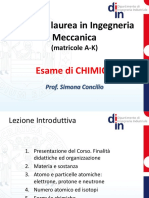 Chimica Lezione 1