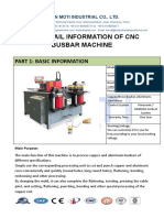 Technical Specifications of MOTI-30-3NC Busbar Machine