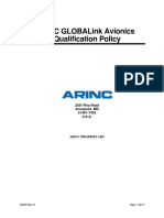 11 - ARINC GLOBALink Avionics Qualification Policy