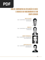 utilização de diesel e biodiesl em grupo gerador