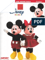 Crochet Mickey & Minnie Mouse