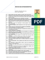 Exercício de Autodiagnóstico