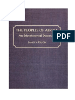 The Peoples of Africa An Ethnohistorical Dictionary