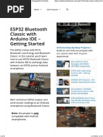 ESP32 Bluetooth Classic With Arduino IDE - Getting Started Random Nerd Tutorials