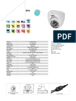 Camara Domo Provission ISR - DI-380AHDE36 Specs