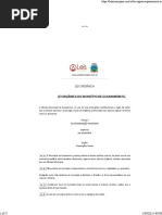 Lei Orgânica do Município de Guaramirim.