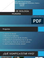 Clase 1 Morfo. PRINCIPIOS DE BIOLOGÍA HUMANA