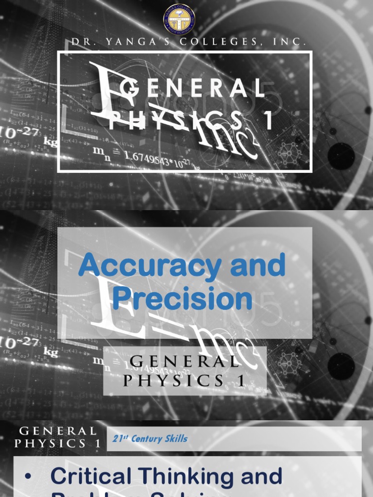 2-General Physics 1-Uncertainties in Measurement | PDF | Accuracy And ...