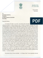 Jagan's Letter