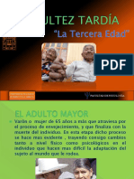 Envejecimiento y psicología de la tercera edad