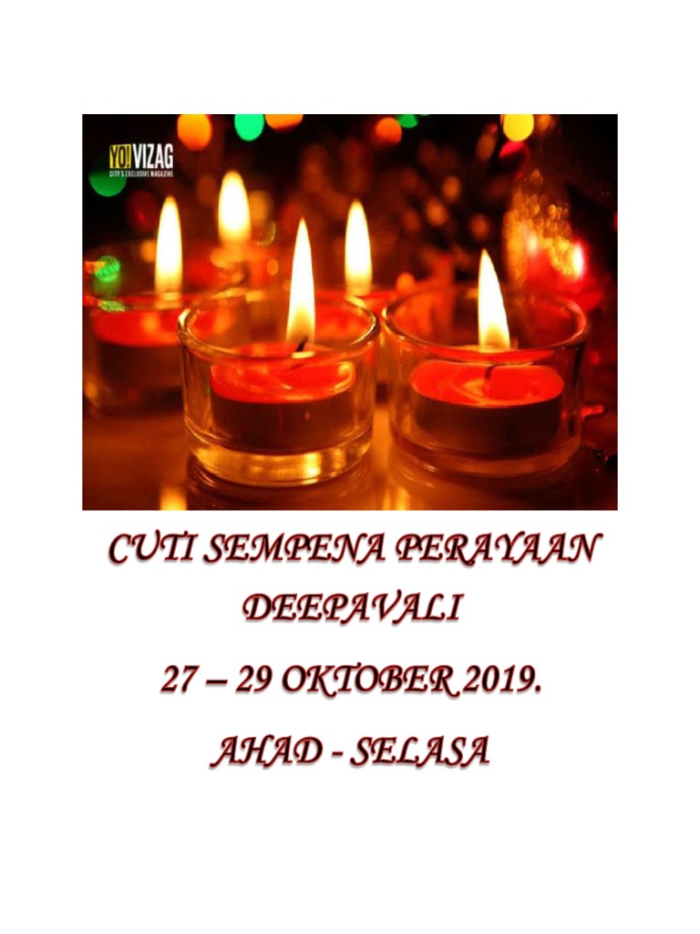 cuti sempena deepavali 2018