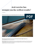 What Technical Exercise Has Brought You The Swiftest Results - Focus - The Strad
