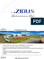 Azidus Laboratories - BA BE Capabilities Slide Deck - Feb 2019 PDF