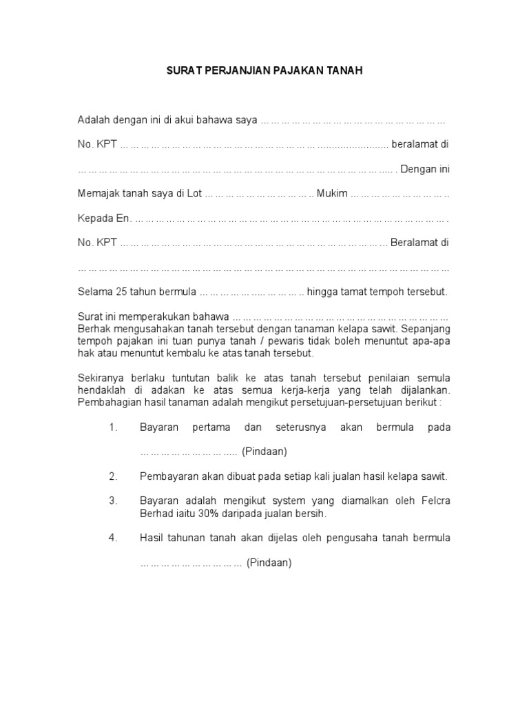Surat pinjam pakai tanah doc Namun untuk memperjelas perihal mengenai hak milik dari tanah tersebut maka dibutuhkan sebuah surat perjanjian yang mengatur berbagai macam aspek dalam pinjam pakai ini.