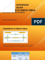 Komunikasi - PELAKSANA LAPANGAN PEKERJAAN JALAN