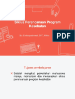 Siklus Perencanaan Program Kesehatan