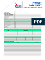 F-CON-001 Project Data Sheet