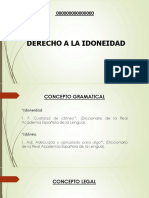 Clase 5. Derecho A La Idoneidad PDF