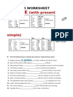 Passive voicePRESENT