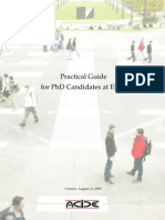 Practical Guide For PHD Candidates at Epfl: Version: August 12, 2008