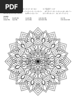 Mandalas de Sumas y Restas Algebraicas | PDF