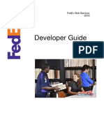FedEx WebServices DevelopersGuide v2018 PDF