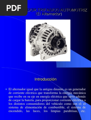 Alternador | Corriente | Inductor