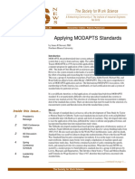 Applying Modapts Standards